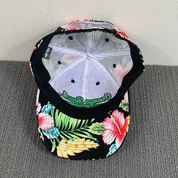 Orange Beach Alabama Baseball Hat Unisex Adjustable Floral Strapback Surf Style - Picture 9 of 13